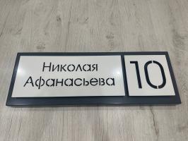 Адресная табличка в стиле лофт