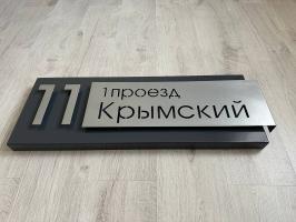 Адресная табличка в стиле лофт