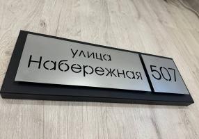 Адресная табличка в стиле лофт