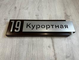 Адресная табличка в стиле лофт