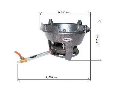 Газовая горелка Wolmex 15 кВт 5TL-01