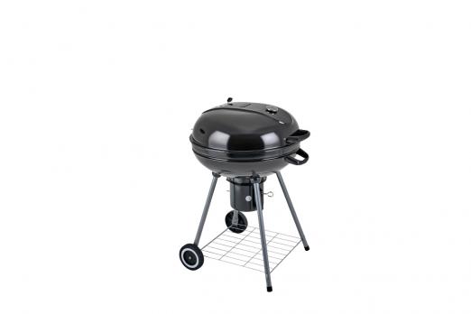 Гриль стационарный Barbeque 56 круглый с золосборником GOGARDEN черный