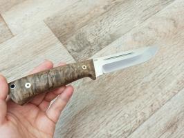 Нож Бекас ЦМ сталь М390 карельская береза