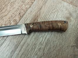 Нож Бекас ЦМ сталь М390 карельская береза