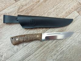 Нож Бекас ЦМ сталь М390 карельская береза