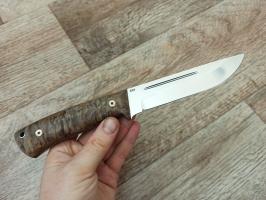 Нож Бекас ЦМ сталь М390 карельская береза